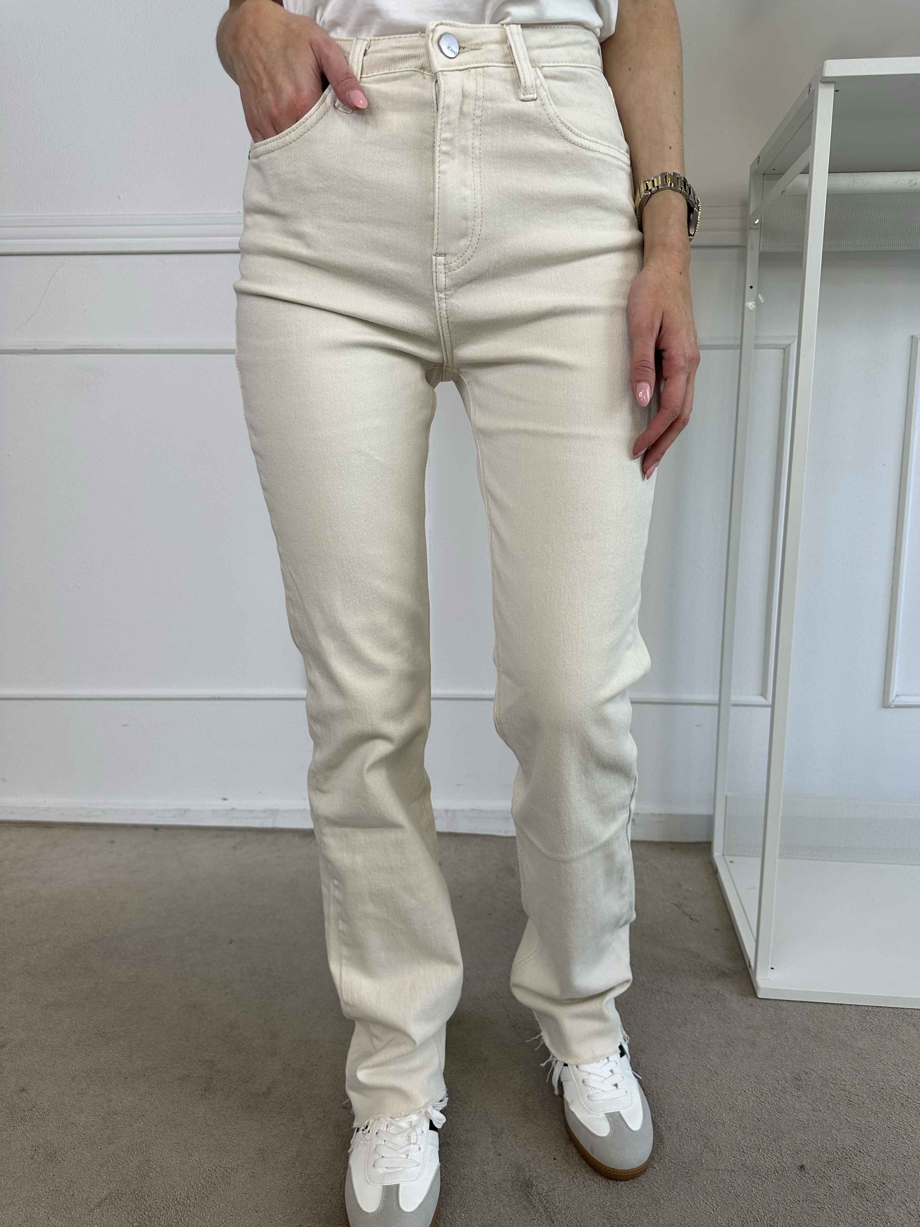 Aysi - Jeans med stretch och extra långa ben
